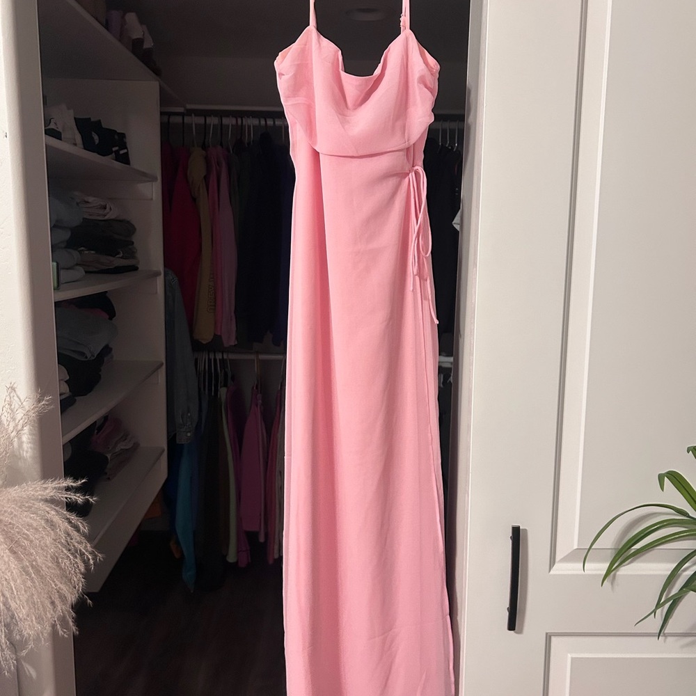 Beginning Boutique Blush Pink Maxi Dress
